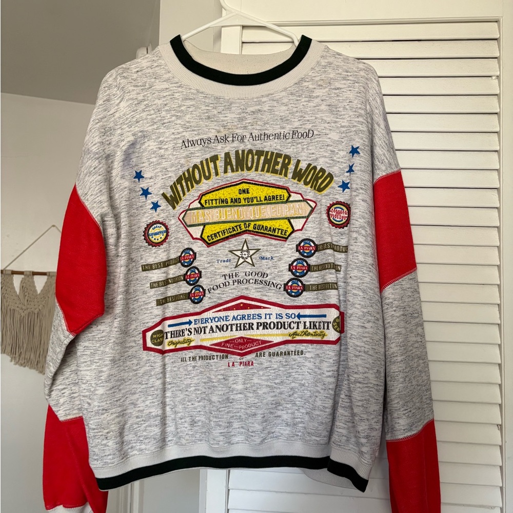 Vintage Graphic Sweater